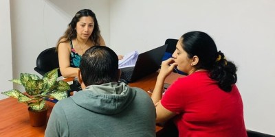 Acto de mediación judicial en un conflicto familiar. / FOTO: Judicatura Manabí, Ecuador