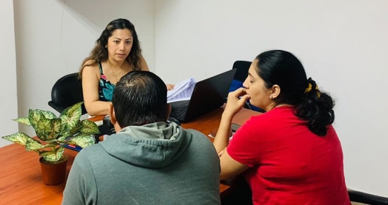 Acto de mediación judicial en un conflicto familiar. / FOTO: Judicatura Manabí, Ecuador