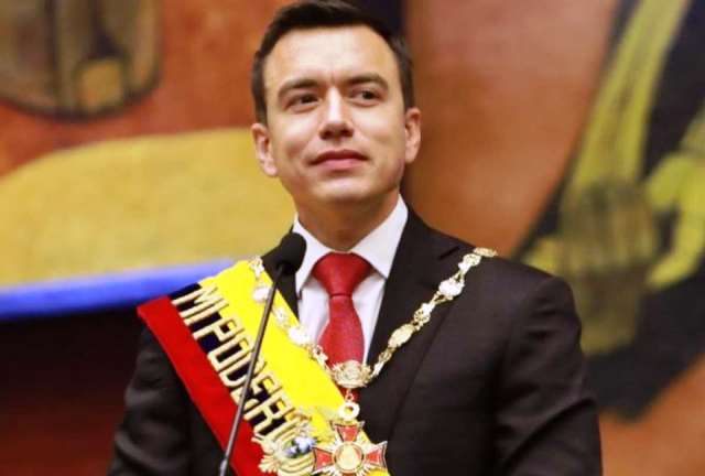 Daniel Noboa Azín, presidente reelecto de Ecuador. / FOTO: El Telégrafo (Tomada de Google)
