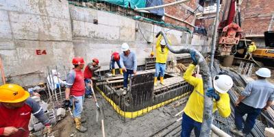 Construcción sede administrativa IESS Portoviejo, Manabí. / FOTO: IESS Manabí / Portoviejo