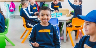Niños en su aula escolar. / FOTO: Proporcionada por Innova Schools / Quito