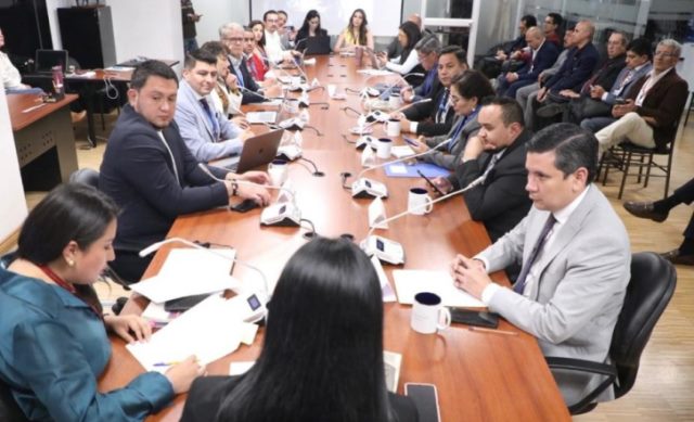 Judicatura ecuatoriana expone ante Comisión GADCOT de Asamblea del Ecuador. / FOTO: CJ / Quito