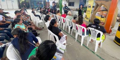 Presentación Guía de Buenas Prácticas para el Manejo y Liberación de Tiburones y Rayas. Manta, Ecuador. / FOTO: Tunacons / Guayaquil