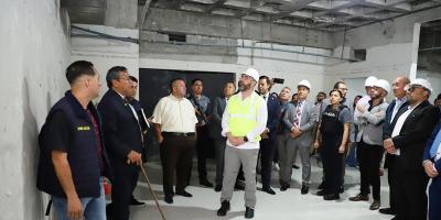 Consejo de la Judicatura inspecciona Palacio de Justicia de Portoviejo. / FOTO: CJ Manabí / Portoviejo