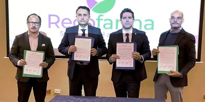 Líderes farmacéuticos ecuatorianos. / FOTO: Proyección Futura