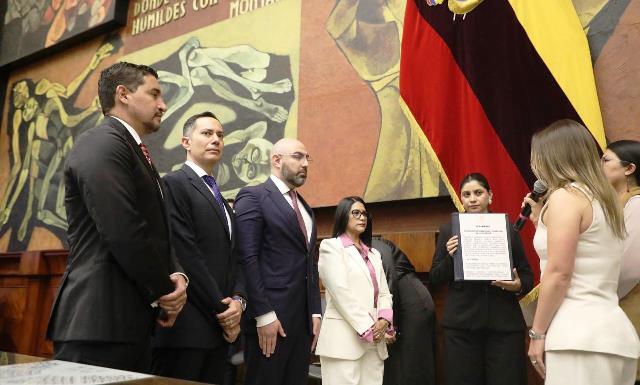 Toma de juramento y posesión del Consejo de la Judicatura del Ecuador, periodo 2025-2031. / Fuente: CJ / Quito