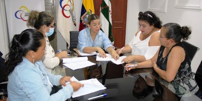 Juezas de paz de Tosagua, cantón de la provincia de Manabí. / FUENTE: CJ Portoviejo
