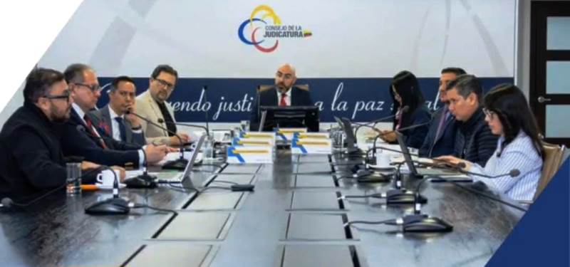 Sesión plenaria del Consejo de la Judicatura del Ecuador, octubre 2025. / FUENTE: CJ, Quito