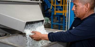 Planta de reciclaje, Guayaquil, Ecuador. FUENTE: Itati Vera G.