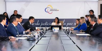 Encuentro judicial en Quito para coordinar pasantías bilaterales Ecuador-Perú. / FUENTE: CJ, Quito