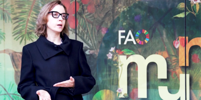 Vocera de FAO advierte la pérdida de semillas autóctonas a causa del cambio climático. / FUENTE: FAO Ecuador