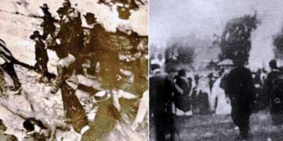 El arrastre bárbaro que acabó con la vida del ex presidente ecuatoriano Eloy Alfaro Delgado y otros políticos de su entorno. Ocurrió el 28 de enero de 1912, en Quito.