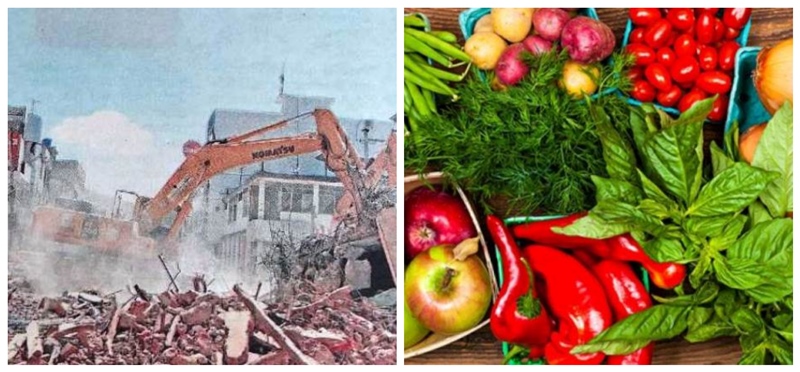 Imágenes: Manta en terremoto 2016 y frutos de la esperanza. / FUENTE: Archivo RM