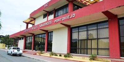 Edificio del clausurado y reconvertido aeropuerto de Portoviejo, provincia de Manabí, Ecuador. / FOTO bajada de Google