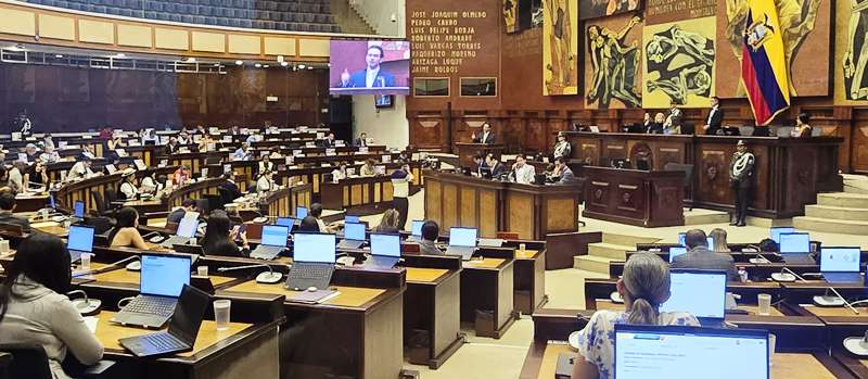 Audiencia sobre proyecto de Ley Orgánica sobre ciberseguridad en Comisión de Seguridad de Asamblea Nacional de la República del Ecuador. / FUENTE: CITEC, Quito