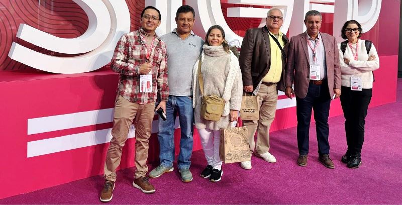 Productores alimentarios de Manabí (Ecuador) en Rímini, Italia. (FOTO de José Iganacio Solórzano, Portoviejo.)