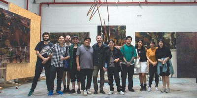 Artistas plásticos de la muestra Open Studio en Guayaquil, Ecuador. / FUENTE: CEN