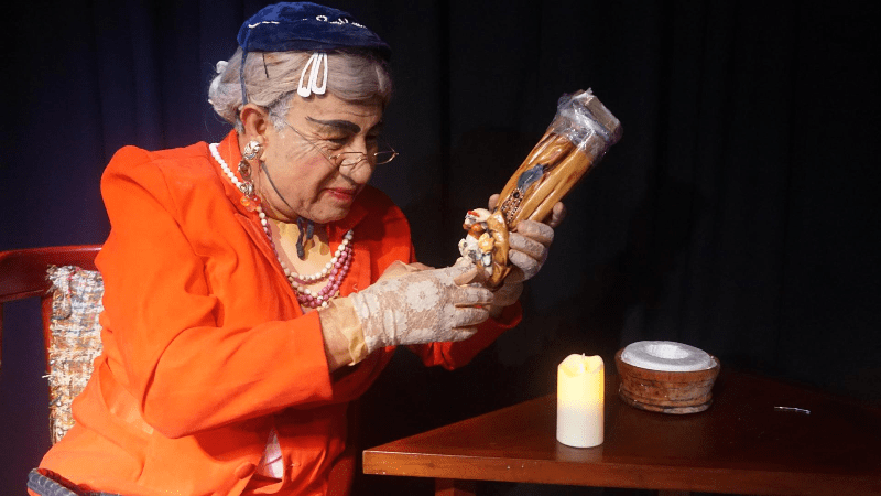 Comediante "El Pícaro Napo". / FUENTE: Paola Soria