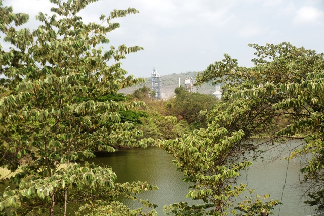 Laguna preservadora de agua en Guayaquil. / FUENTE: Holcim Ecuador