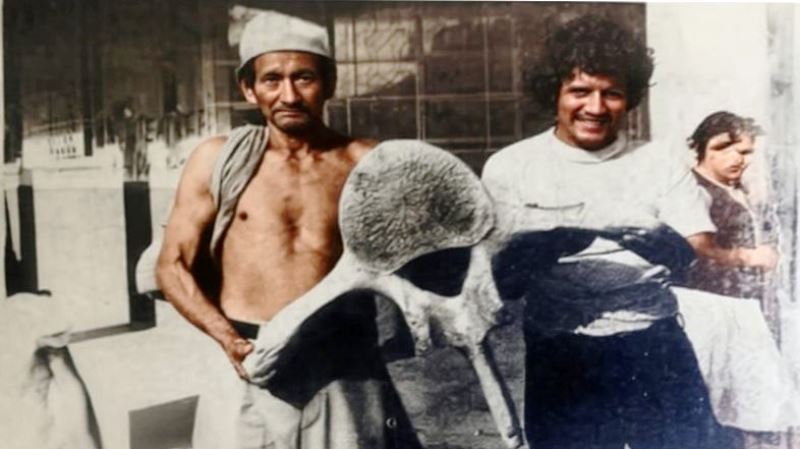 Fósil humano prehistórico hallado bajo el suelo de Portoviejo, Ecuador. / FUENTE: Diario Manabita / Archivo Histórico de Museo Municipal de Portoviejo