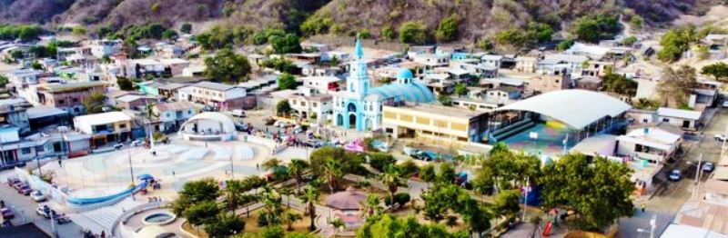 Centro poblado de la Parroquia Rural Charapotó del Cantón Sucre, provincia de Manabí, Ecuador. / FUENTE: GAD parroquial (Tomada de Google)