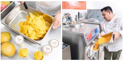 Mezcla nutricional en helado para bebés. / FUENTE: Pop 2go, Ecuador
