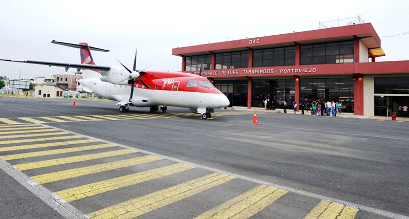 Aeropuerto Reales Tamarindos de Portoviejo, Ecuador. / El Diario (Tomada de Google)