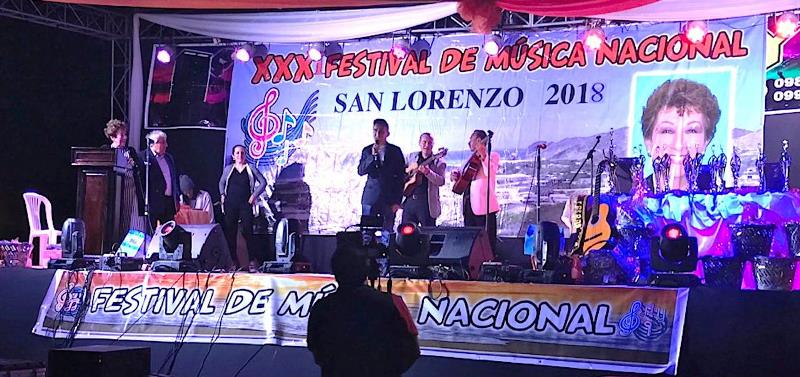 Recuerdo del XXXI Festival de Música Nacional realizado en San Lorenzo de Manta, Ecuador. / FUENTE: Organización del Festival
