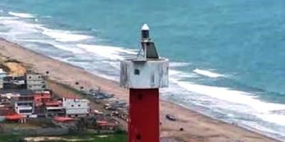 Vista panorámica del malecón de San Lorenzo, Manta-Ecuador.
