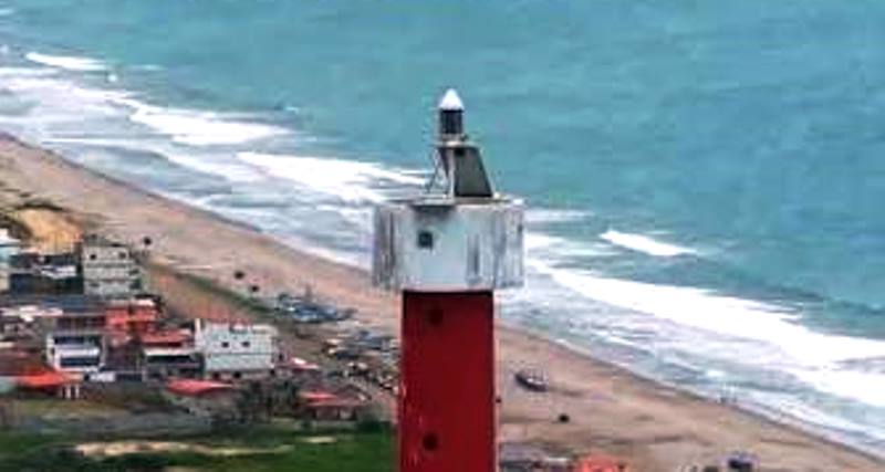 Vista panorámica del malecón de San Lorenzo, Manta-Ecuador.
