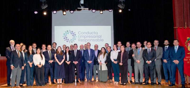 Encuentro ecuatoriano de empresarios comprometidos con la responsabilidad social de sus empresas. / FUENTE: CER, Quito